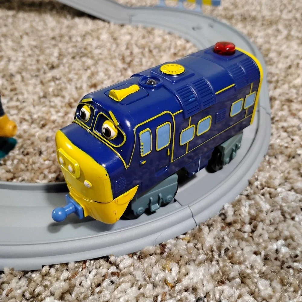 Chuggington Interactive Railway Wash & Fuel Set Complete Brewster READ DESCRIPTI